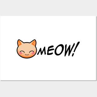 Meow Posters and Art